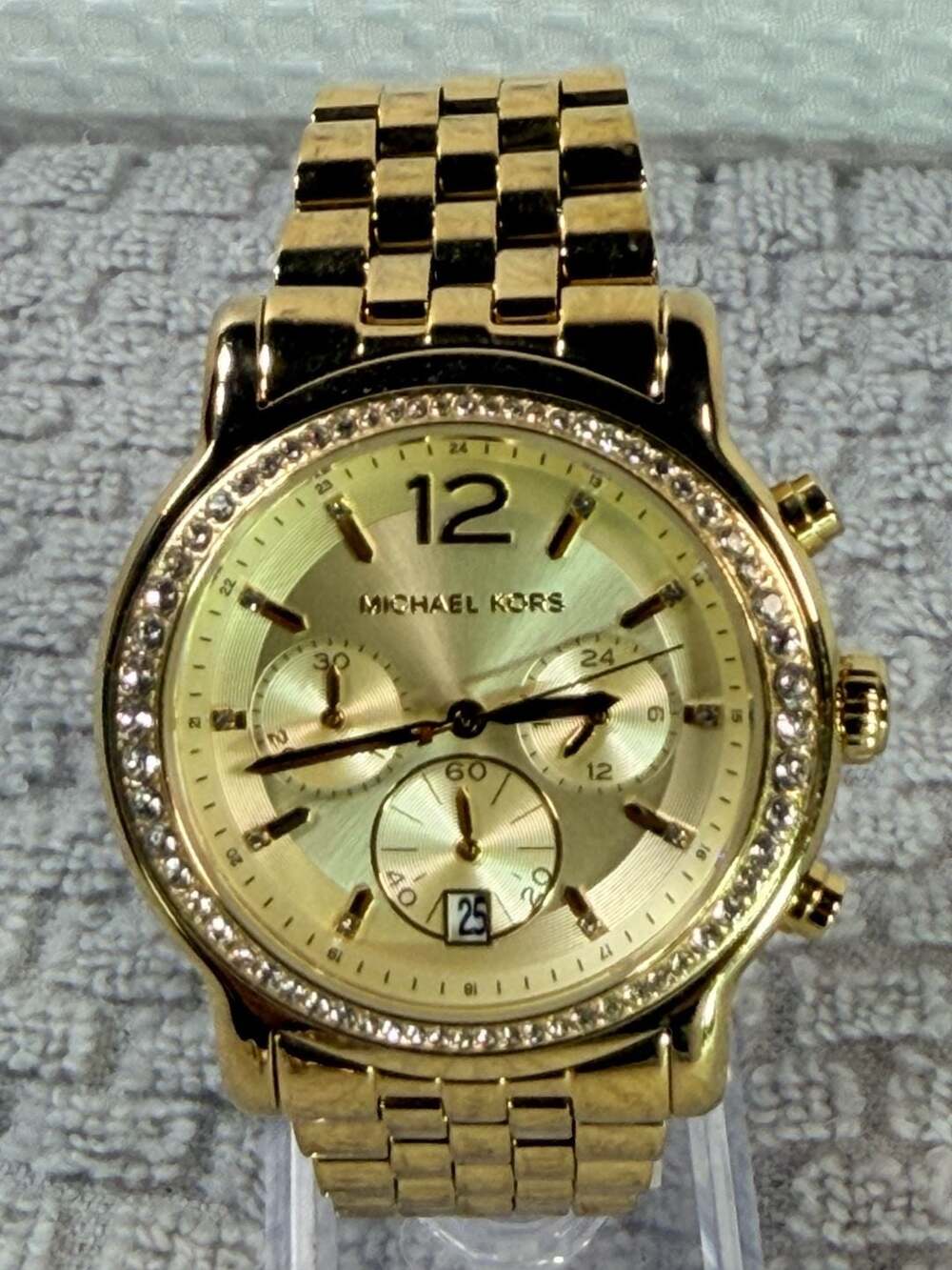 Michael Kors Baisley MK5982 Gold-Tone Chronograph Women's Watch